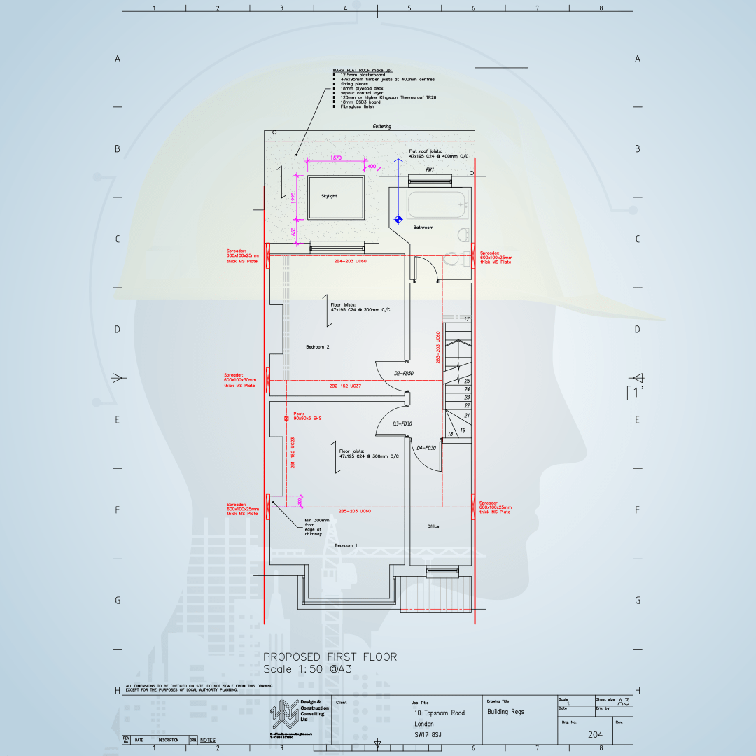 Brief - 1 Story side infill and loft conversion